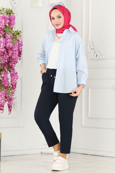 M.P. - Pants 250MP806-MS Navy Blue