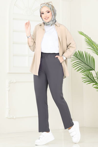 Y.G.S. - Pants 6626YG95-MS Smoked - 358881