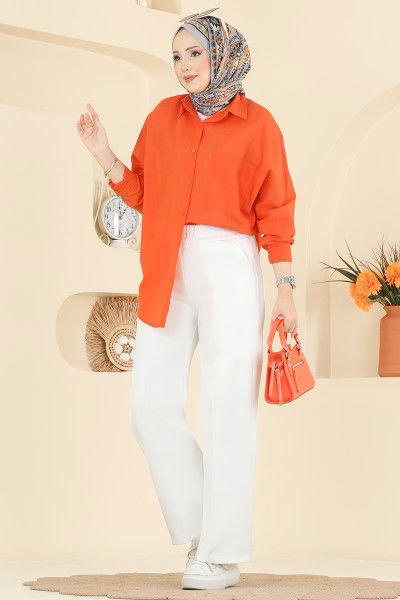 T.E.G. - Pants 7092TEG847-MS Ecru