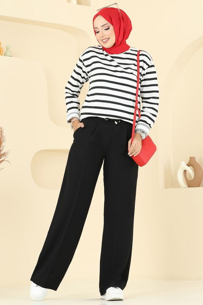 A.B. - Pants 8119AB368-MS Black - 385956