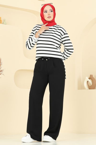 A.B. - Pants 8119AB368-MS Black - 385957