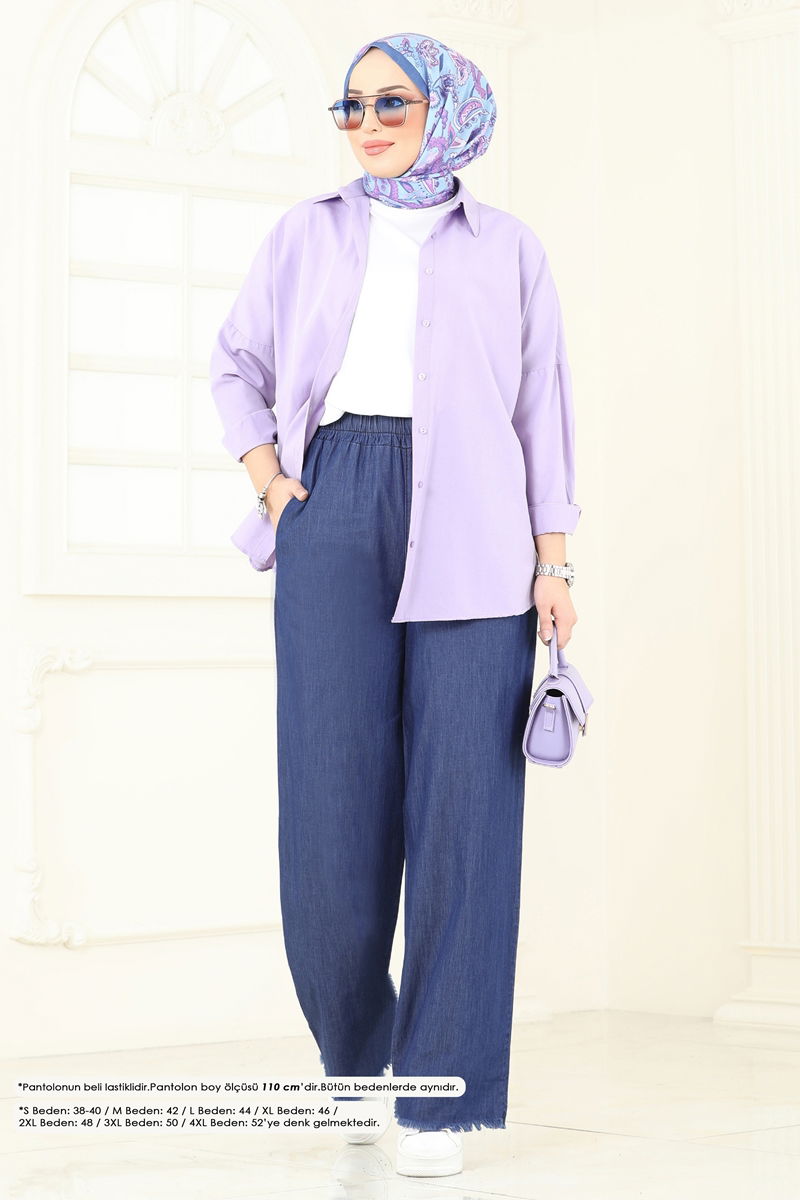 Pants 9008LD1070-MS Dark Denim