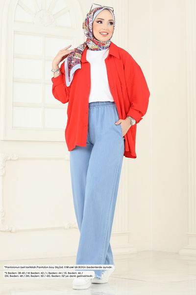 L.D. - Pants 9008LD1070-MS Light Denim - 382280