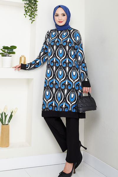 MRV B.O. - Patterned Bürümcük Team 185BO1060-M Saks - 353294