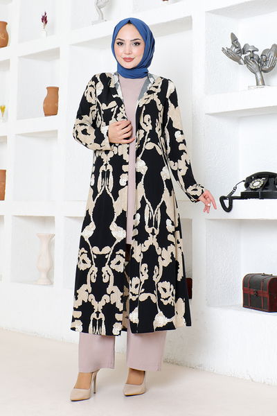 MRV B.G.S. - Patterned Triple Viscose Team 0332BGS895 Black&Vision - 343246