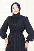 Payet Detaylı Şifon Abiye 2819ELC1143-MS Laci - Thumbnail