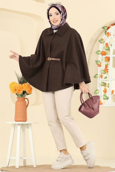 E.R.K. - Poncho 5035ERK1158-MS Brown