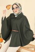 Poncho 5035ERK1158-MS Khaki - Thumbnail