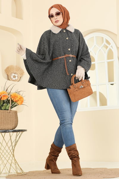 N.F.C. - Poncho 5333NFC1010-MS Brown - 409101