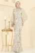 Pul Payet Detaylı Abiye 2847ELCK1161-MS Gold - Thumbnail