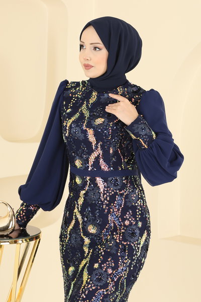 E.L.C.K. - Pul Payet Detaylı Abiye 2847ELCK1161-MS Laci - 420106