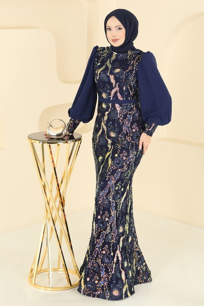 E.L.C.K. - Pul Payet Detaylı Abiye 2847ELCK1161-MS Laci - 420107