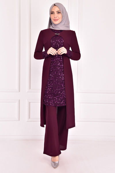 ASM - Pullu Kombin Mürdüm ASM2180 - 246760