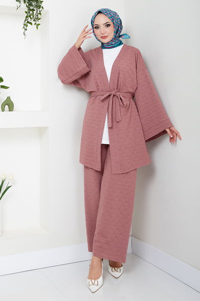 MRV L.N.A. - Quilting Detailed Triple Team 1814LNA1042-M Rose Kurusu - 347227