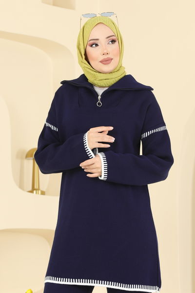 A.Y.D. - Şerit Detay Triko Takım 2759AYD574-MS Laci - 415433