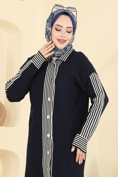 K.L.B. - Şerit Detaylı Triko Takım 0690KLB1050-MS Laci - 418199