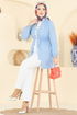 Shirt 299ASN888-MS Baby Blue - Thumbnail