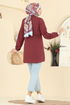Shirt 299ASN888-MS Burgundy - Thumbnail
