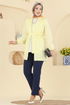 Shirt 299ASN888-MS Light Lemon Yellow - Thumbnail