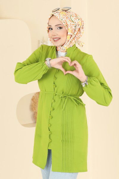 A.S.N. - Shirt 299ASN888-MS Oil Green