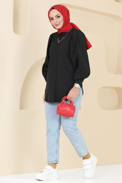 K.T.R. - Shirt 3025KTR750-MS Black