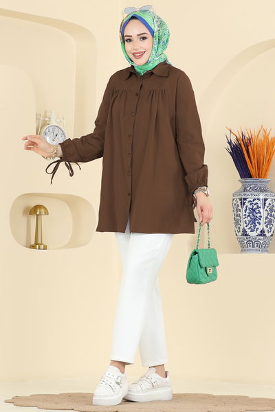 A.S.N. - Shirt 337ASN888-MS Brown - 424310