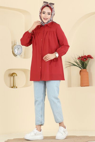 A.S.N. - Shirt 337ASN888-MS Red