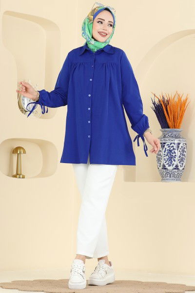 A.S.N. - Shirt 337ASN888-MS Saxe