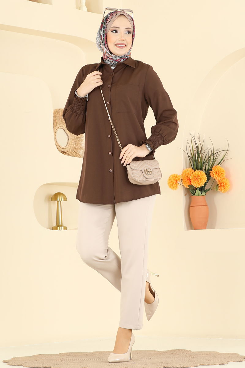 Shirt 338ASN888-MS Brown