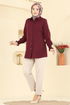 Shirt 338ASN888-MS Burgundy - Thumbnail