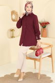 A.S.N. - Shirt 338ASN888-MS Burgundy
