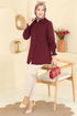 Shirt 338ASN888-MS Burgundy - Thumbnail