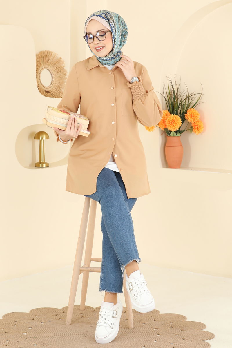 Shirt 338ASN888-MS Latte