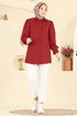 Shirt 341ASN888-MS Dark Red - Thumbnail