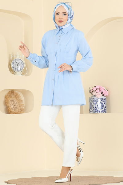 A.S.N. - Shirt 500ASN888-MS Baby Blue - 420989