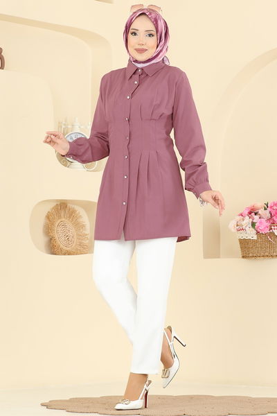 A.S.N. - Shirt 500ASN888-MS Dark Rose Dusky - 421003