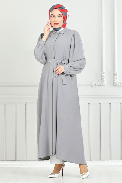 MRV B.G.S. - Shirt Collared Dress Ferace 0037BGS895-M Grey - 351806
