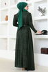 Silvery Evening dress ASM2538 Khaki - Thumbnail