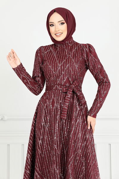 MRV E.N.D. - Sim Detaylı Abiye 5640END900-M Bordo - 348478