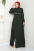 Sim Transitive Hijab Ferace 1012ESL1097-M Khaki - Thumbnail
