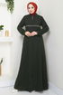 Sim Transitive Hijab Ferace 1012ESL1097-M Khaki - Thumbnail