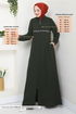 Sim Transitive Hijab Ferace 1012ESL1097-M Khaki - Thumbnail