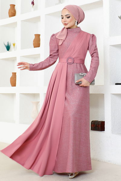 ASM - Simli Abiye ASM2538 Gül Kurusu - 340974