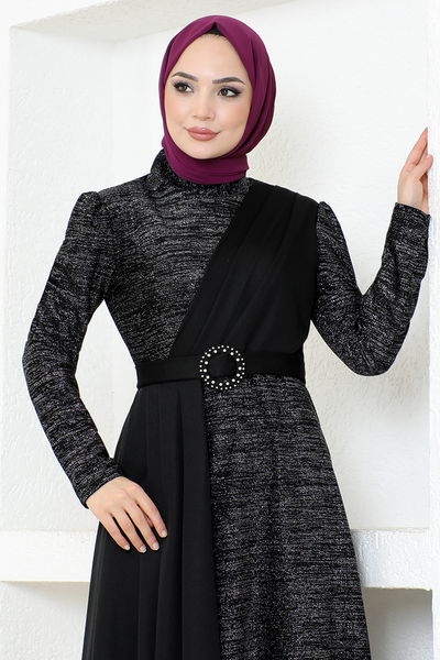 ASM - Simli Abiye ASM2538 Siyah - 340968