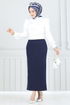 Skirts 101HBS856-MS Navy Blue - Thumbnail