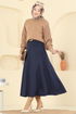 Skirts 2060TEG847-MS Navy Blue - Thumbnail