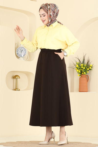 B.R.Z - Skirts 213BRZ597-MS Brown - 427036