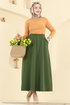 Skirts 213BRZ597-MS Khaki - Thumbnail