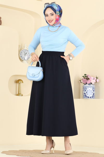 B.R.Z - Skirts 213BRZ597-MS Navy Blue - 427051