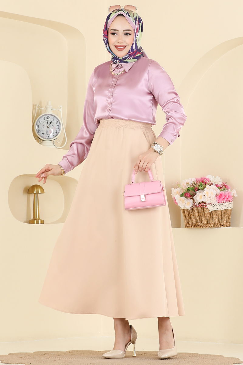 Skirts 213BRZ597-MS Stone